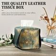 thumbnail image 4 of Halloween Pumpkins and Villages Tissue Box Cover Leather Square Rectangle Tissue Box Holder for Bathroom Living Room Desk Office Decor, 4 of 7