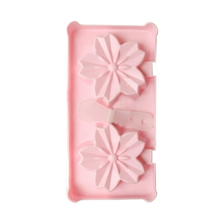 

didaw 1 Set Ice Cream Maker Nice-looking Fashion Healthy Sakura Shape Ice-lolly Mould Jelly Form Maker for Home