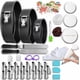 thumbnail image 1 of Set Completo de 168 Piezas para Hornear y Decorar Pasteles con 3 Moldes Desmontables Antiadherentes de 6 8 y 10 Pulgadas, 1 of 5