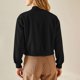 thumbnail image 4 of HongQid Women's Bomber Jackets Winter Trendy Varsity Jackets Shackets Button Down Cropped Coats with Pockets, 4 of 7