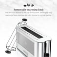 Russell Hobbs 2Slice Glass Accent Long Toaster, Silver, TRL9300GYR