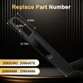 thumbnail image 3 of Front Black Driver Side Door Armrest Repair for Chevrolet GMC 2010-2014 84127285, 3 of 7