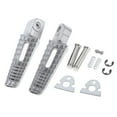 thumbnail image 2 of 1 par de estriberas traseras Baoblaze Reposapiés mini pedales plateado para Suzuki GSXR600 GSXR750 06-18 GSXR1000 05-04 08-13, 2 of 8