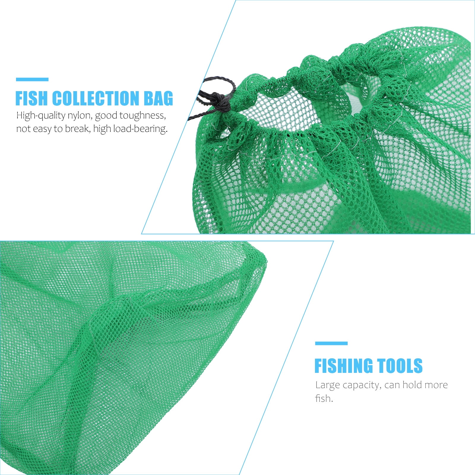 4pcs Fish Net Mesh Bags Catch Fish Mesh Bag Outdoor Fishing Tools Fishing  Tackle 