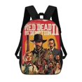 thumbnail image 1 of Red Dead Redemption Daypack 17 Inch Schoolbag Backpack Rucksack Large Capacity Shoulder Bag Travel Bags Students Bookbag, 1 of 5