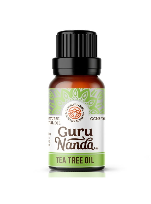 GuruNanda 100% Pure & Natural Tea Tree Essential Oil for Aromatherapy & Diffuser - 15ml