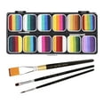 thumbnail image 4 of Set de Pintura Facial y Corporal Perfecl con Pinceles 8 Colores Neon, 4 of 8