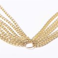 thumbnail image 3 of Cinturón con purpurina para mujer, cinturón dorado, cinturón de mujer para vestidos, cinturón con cadena, cinturón de cadena con diamantes de imitación, cinturón de cadena plateado, cinturón dorado, 3 of 4