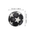 thumbnail image 2 of 18pcs Plastic Footballs Toys Star Pattern Footballs Table Footballs Playthings, 2 of 4
