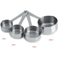 thumbnail image 2 of Plannu 4Pcs Stainless Steel Measuring Cups Measuring Spoons, Kitchen Cooking & Baking Tool Set, 2 of 4