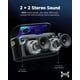 thumbnail image 5 of Ikarao Máquina de karaoke inteligente, pantalla integrada de 10,1 pulgadas con letras para adultos y niños, 2 micrófonos inalámbricos de carga automática, sistema PA de altavoz Bluetooth portátil con, 5 of 5