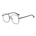 thumbnail image 3 of Gafas de metal para miopía, lentes planas con protección contra la luz azul, con marco para miopía para estudiantes, 3 of 5