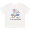 thumbnail image 3 of Inktastic My Nonna Loves Me to the Moon and Back Elephants in Clouds Boys or Girls Baby T-Shirt, 3 of 5