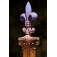 thumbnail image 2 of C. Thomas McNemar 13x18 White Modern Wood Framed Wall Art Titled - Fleur de Lis III, 2 of 5