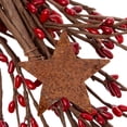 thumbnail image 3 of CWI Gifts Pip Berry and Star Garland Artificial Decoration Red and Burgundy 40 In, 3 of 4