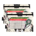 thumbnail image 2 of Cute Bulldog Face 2 Pack Pencil Pouch for 3 Ring Binder Smooth Zipper Folders with Pockets Clear Window Pencil Case, 2 of 6