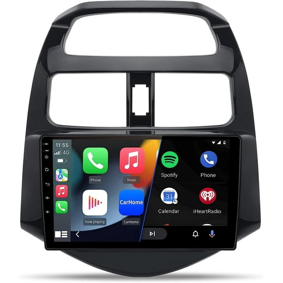 Car Radio Stereo for Chevy Spark 2013-2015, 9-inch Android 12 Touch Screen with Wireless Android Auto & CarPlay, 2GB 32GB, SWC, WiFi, GPS Navigation, DSP, Bluetooth