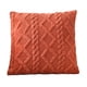 thumbnail image 2 of Cubierta de cojín con motivos geométricos, cubierta de cojín, sofá, sala de estar, respaldo, peluche, naranja, 17.71x17.71in, 2 of 8