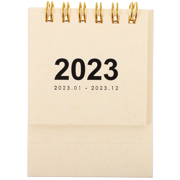 LEORX Portable Mini Calendar Daily Paper Small Monthly Calendar for Home Use 1Pack