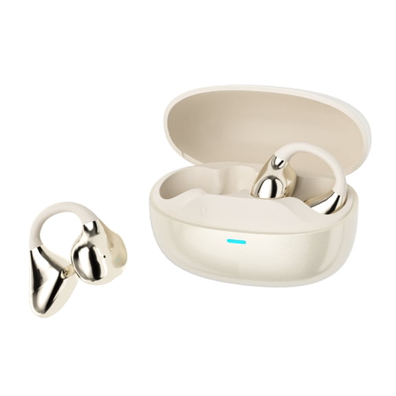 TANALAZ Open Ear Earbuds I50, Wireless Bluetooth 6.0 Clip-On Earbuds with ENC Noise Cancelliing, IPX5 Waterproof, 36H Long Playtime, Crystal Clear Calls, Secure Fit for Sports/Running/Work/Gym