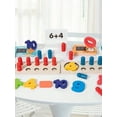 thumbnail image 5 of Montessori Wooden Math Learning Toy Educational Counting Game for Ages 3-6, 5 of 7