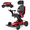 L10-ProRed, variant on Height Adjustable Electric Wheelchair 15.7"–23.6" (Electric Lift), Portable Motorized Mobility Scooter, 14 Miles Ranges(265LBS),3D Winged Headrest