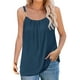 thumbnail image 1 of Camisas para mujer sin mangasTank Top Camisola Loose Fit Color sólido Summer Pullover Blusa Pompotops lopia987959, 1 of 5