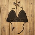 thumbnail image 2 of KONDYS Women's Crochet Camisole Backless Lace Hollow Out Camisole Knitted Bra Tops Summer Beachwear, 2 of 4