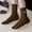 Coffee, variant on ZJXFGS Fuzzy Socks With Grip,Cozy Socks For Women With Grippers,Wool Socks For Women Winter,Thermal Socks For Men,Warm Socks For Women,Heated Socks,Cozy Gifts, Black, One Size