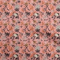 thumbnail image 1 of oneOone Rayon Medium Pink Fabric Asian Japanese Floral Diy Clothing Quilting Fabric Print Fabric By Yard 56 Inch Wide, 1 of 4