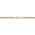thumbnail image 4 of 14K Yellow Gold necklace Rope chain Diamond-cut 18 in 3.2 mm, 4 of 5