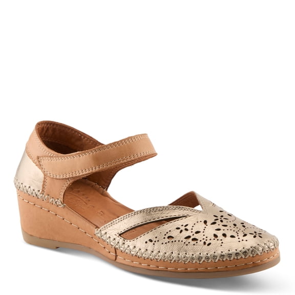 Spring Step Ezlyn Women’s Leather Wedge Shoes - Breathable & Cushioned Ease