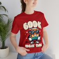 thumbnail image 4 of Book Vibin Time Bella & Canvas, Unisex Cotton Short Sleeve T-Shirt, S - 3XL, 4 of 5