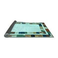 thumbnail image 2 of Ahgly Company Indoor Square Abstract Light Blue Contemporary Area Rugs, 4' Square, 2 of 4