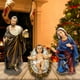 thumbnail image 3 of Nacimiento Set La Sagrada Familia Tradicional 3 pz Importadora La Merced Resina Resistente Mate, 3 of 7