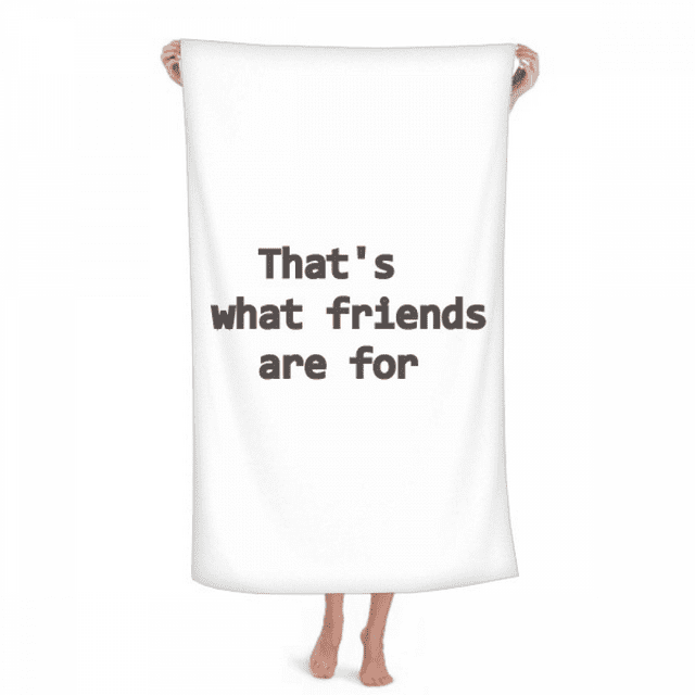That's Friend Relationship Friendship Hand Towel Bath Facecloth Soft Cotton Washcloth