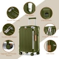thumbnail image 2 of Joyway Valise Cabine Extensible Rigide 20 Pouces Bagage Cabine Port USB Porte-Gobelet Cadenas TSA Valise, 2 of 7