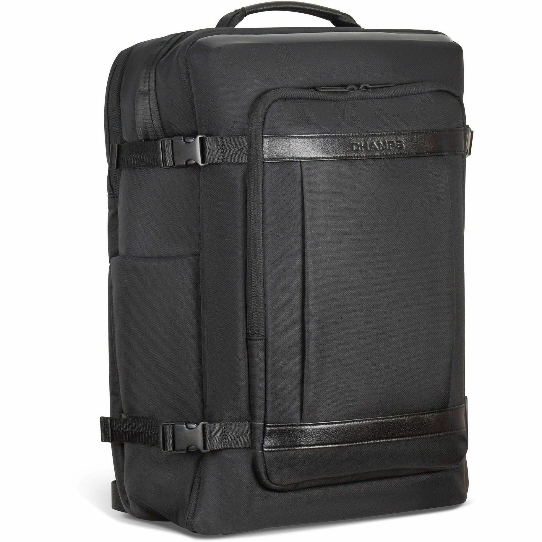Champs Onyx Carrying Case Rugged (Backpack) for 11" to 17" Travel, Black