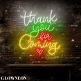 thumbnail image 4 of Glowneon Thank You For Coming Neon Wall Decor, Wedding Valentine Sign, 4 of 5