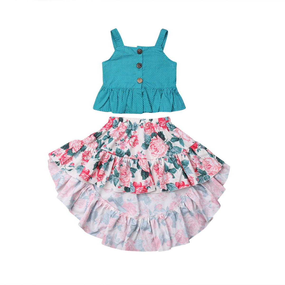 crop top dress for kids