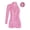 Pink, variant on Hansber Girls Latin Jazz Dance Unitard Sequins Single Long Sleeve Gymnastic Leotard Athletic Biketard with Hairband Pink 8