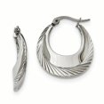 thumbnail image 1 of Stainless Steel Hoop Earrings, 1 of 6
