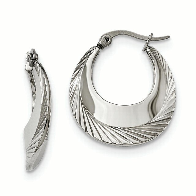 Stainless Steel Hoop Earrings