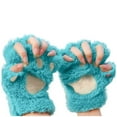 thumbnail image 3 of Fgnfyis Cute Cartoon Gloves for Women Cozy Fingerless Winter Warmth Fashion Accessory Blue One Size, 3 of 9