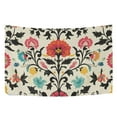 thumbnail image 6 of Yayeee Tapestry Wall Hanging for Bedroom 60" x 40" Living Room Home Wall Art Decor, Beige Red Floral, 6 of 7