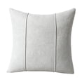 thumbnail image 2 of Fundas de cojín decorativas con diseño de rayas y textura de lino – Fundas de almohada para sofá, cama o sala de estar., 2 of 6