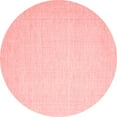 thumbnail image 1 of Ahgly Company Indoor Round Abstract Red Contemporary Area Rugs, 5' Round, 1 of 4