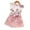 Pink, variant on Esaierr 2Pcs Kids Baby Sleeveless Clothes Set for Girls,Toddler Sleeveless Printed Princess Outfits Sleeveless Top and Shorts Summer Girlsoutfit for 4-7Years