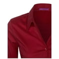 thumbnail image 2 of KOGMO Womens Basic Long Sleeve Button Down Shirts Office Work Blouse (S-3X), 2 of 7