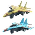 thumbnail image 3 of 4Pcs Camouflage Mini Simulation Pull Back Fighter Avion Modèle Jouet de Collection, 3 of 8